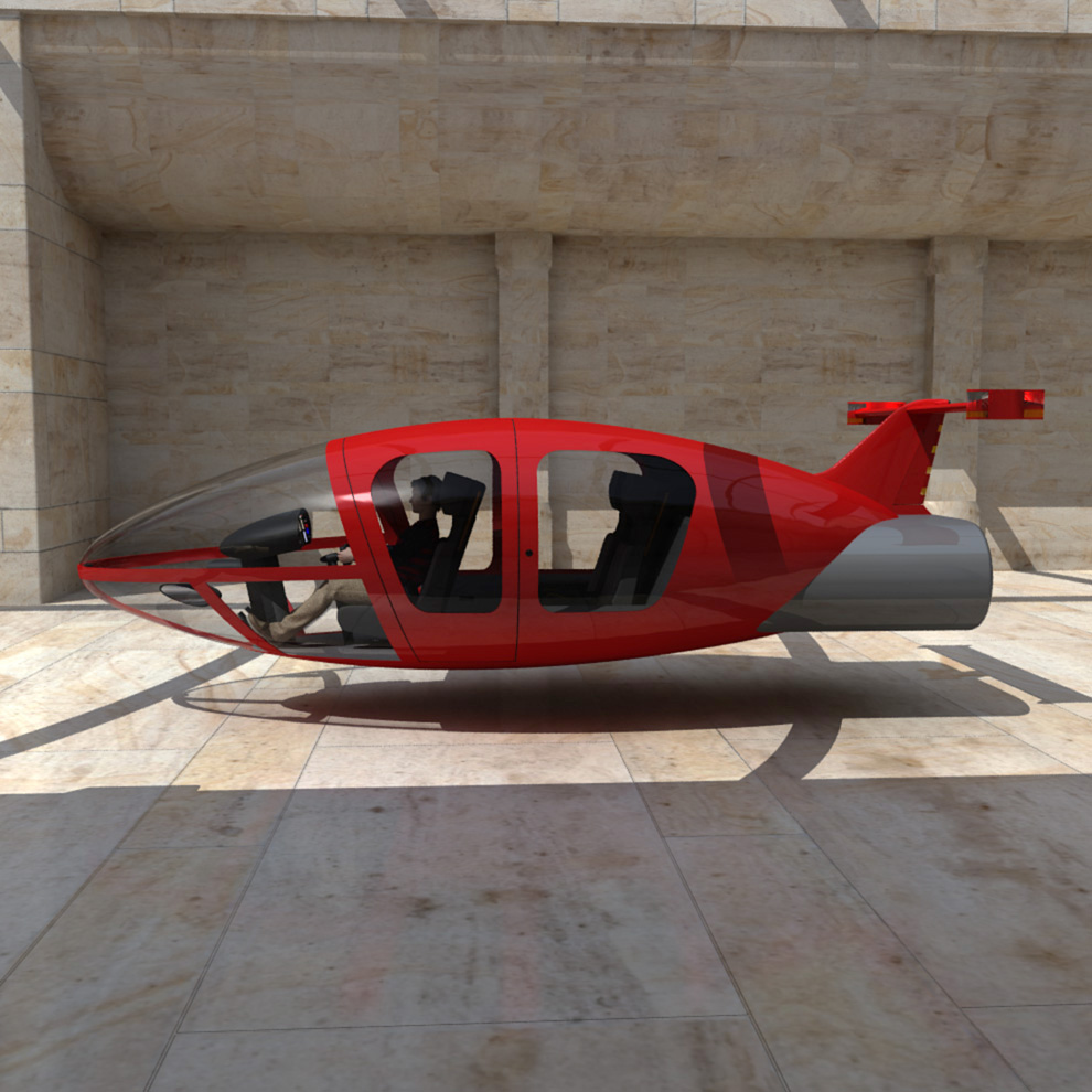 Aeropod-in-hal-aanzicht-links