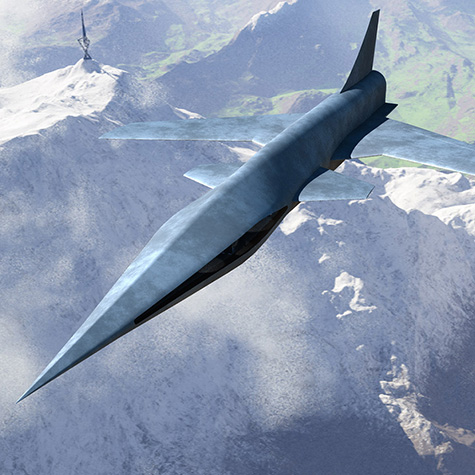 Spaceplane-with-antenna